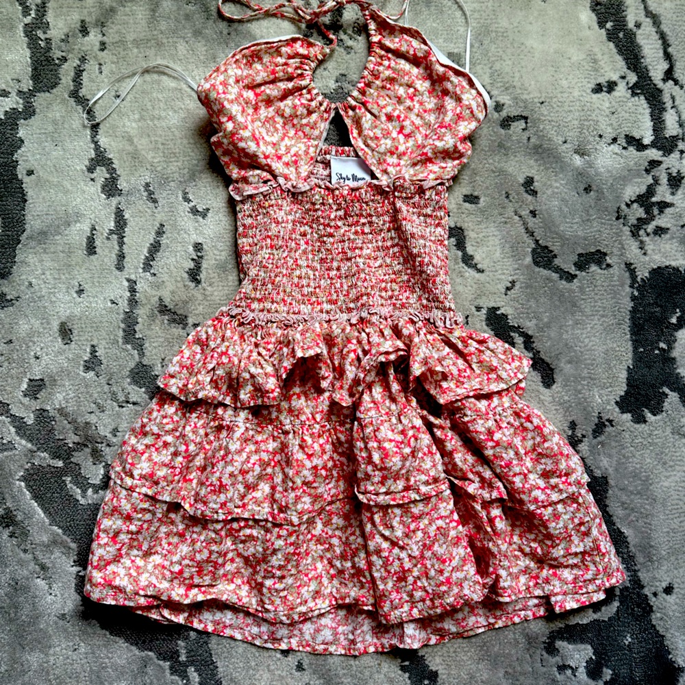 Floral mini dress size xs